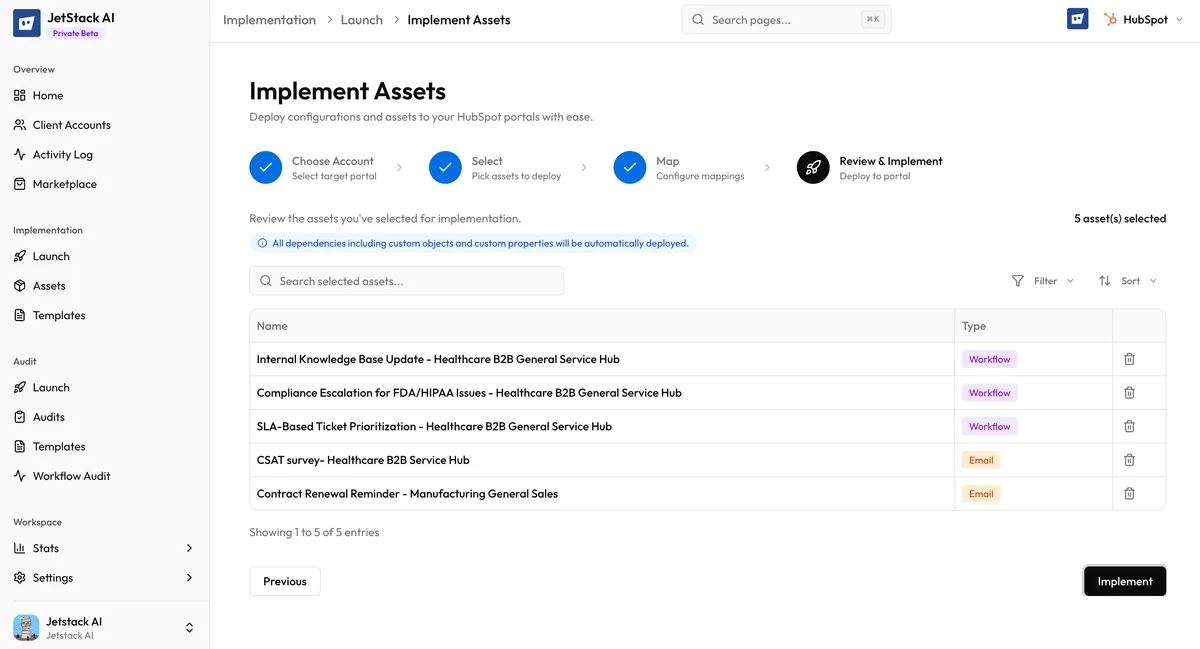 JetStack AI deploy wizard final review and confirmation screen with complete deployment summary